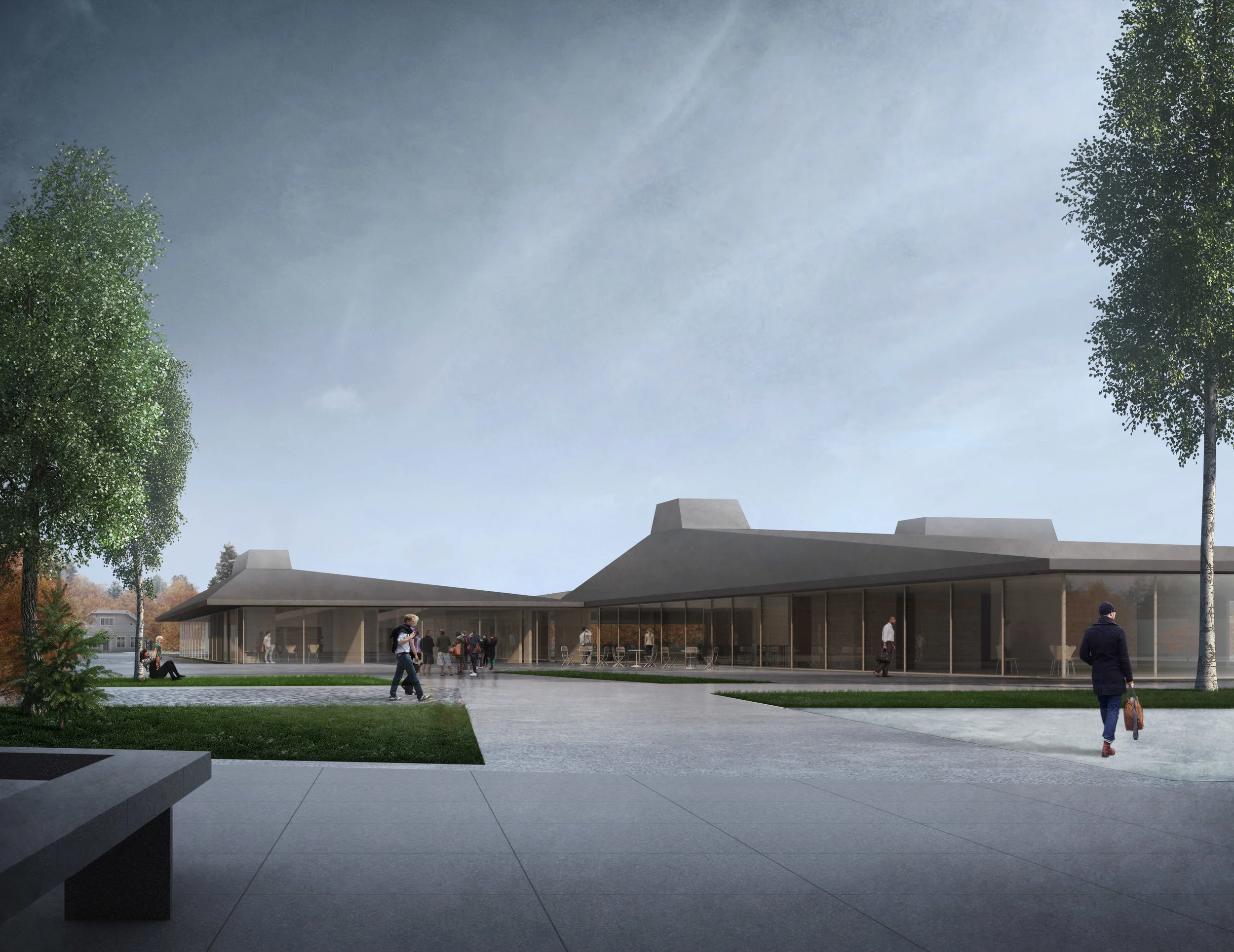 RVA has been awarded with an honorable mention in the competition for the School and Activity House in Våler, Norway