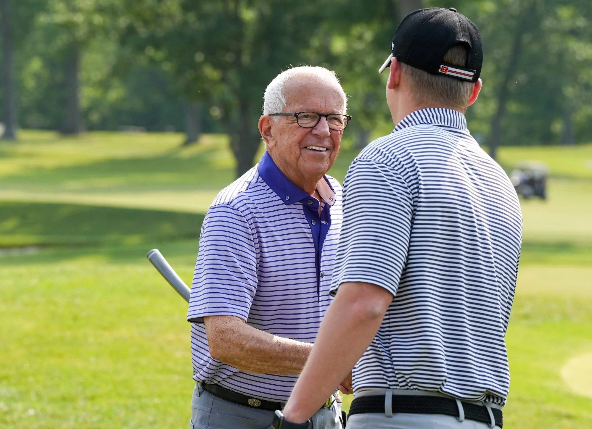 Marty Brennaman plays during the Inaugural Joe Burrow Foundation Golf Invitational Monday, June 5, 2023 at Cold Stream Country Cub. 