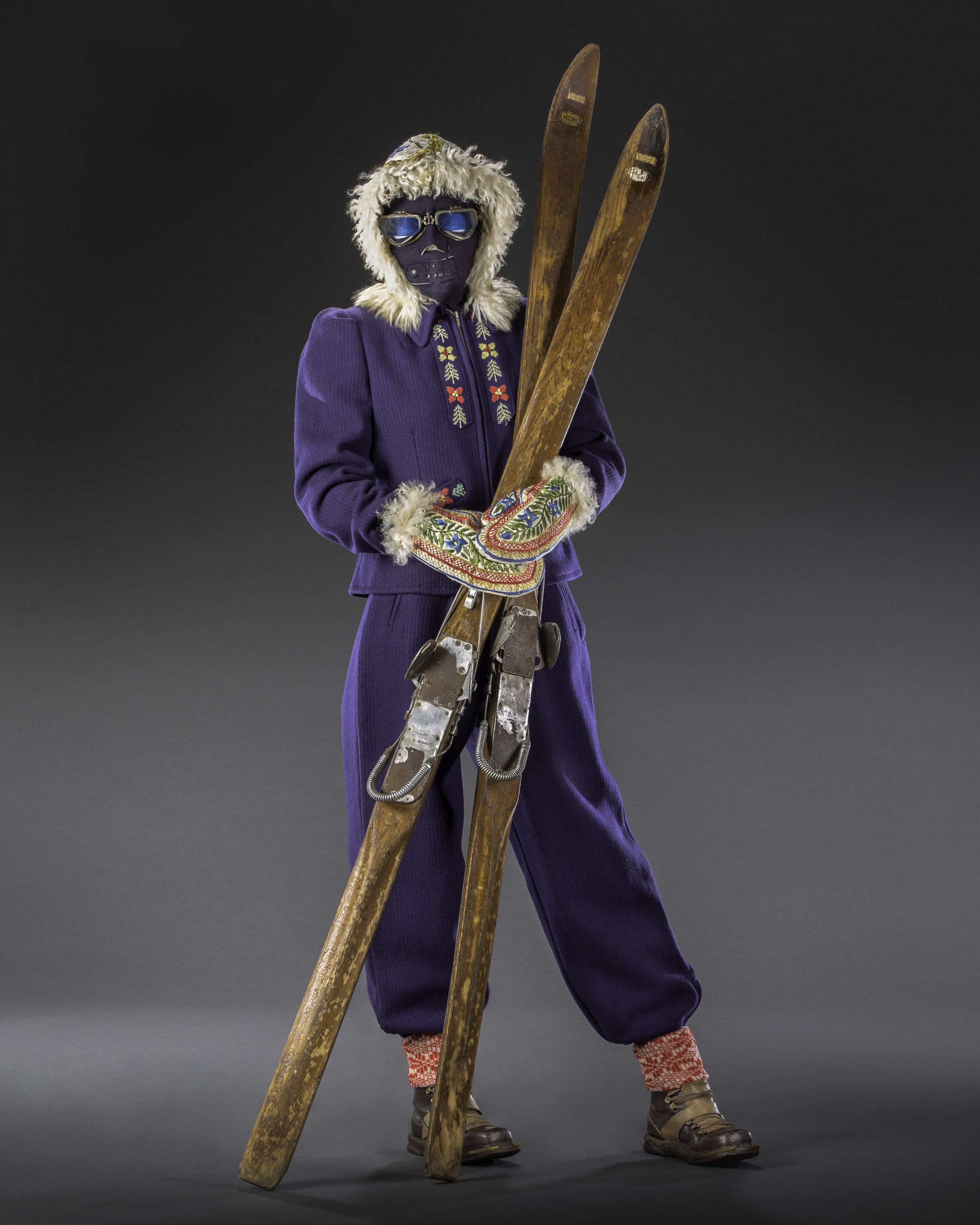  Skiing ensemble, 1930s  Photo: Brian Davis © FIDM Museum Courtesy American Federation of Arts 