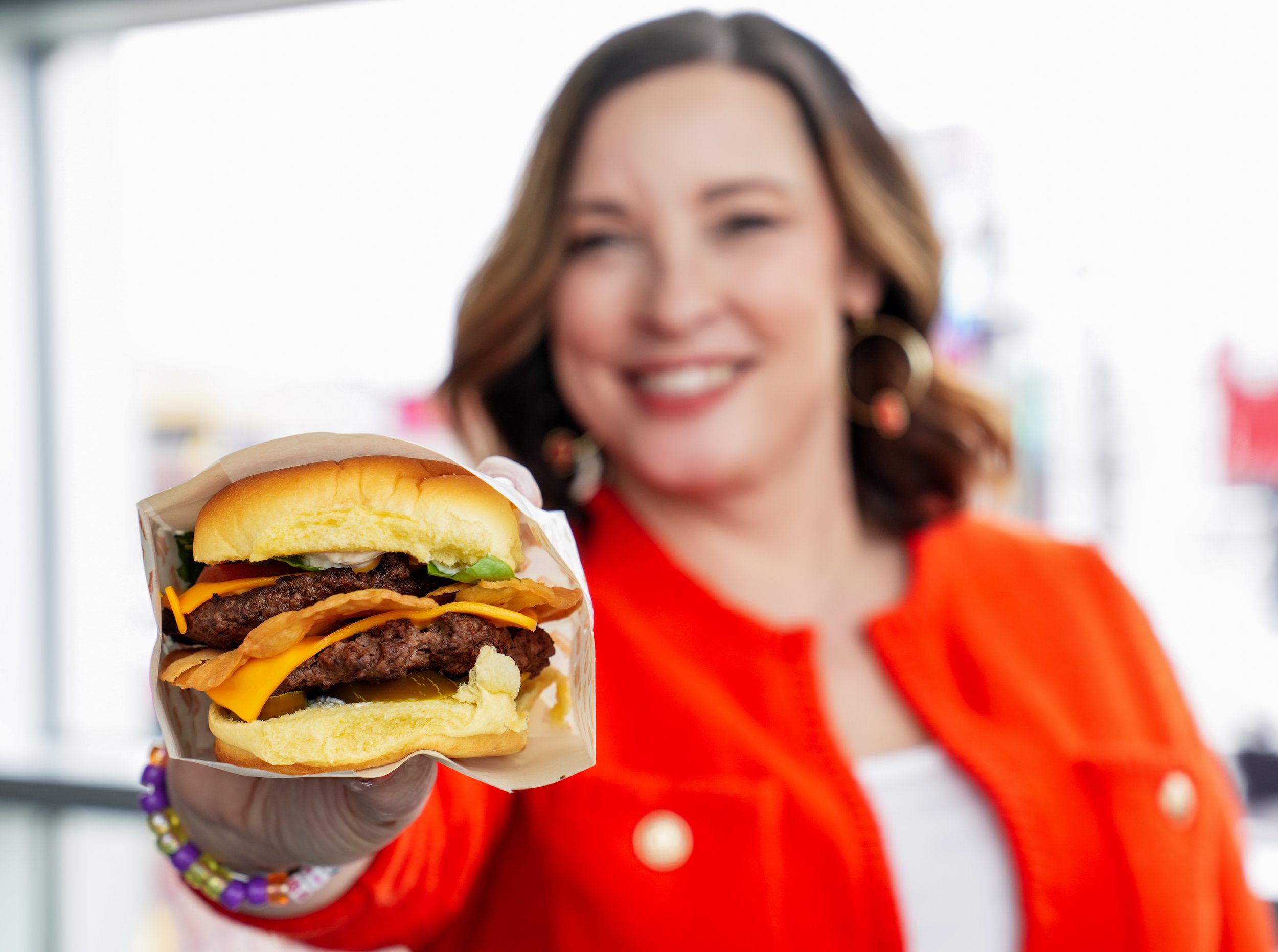 Kathrine: Loaded Nacho Burger