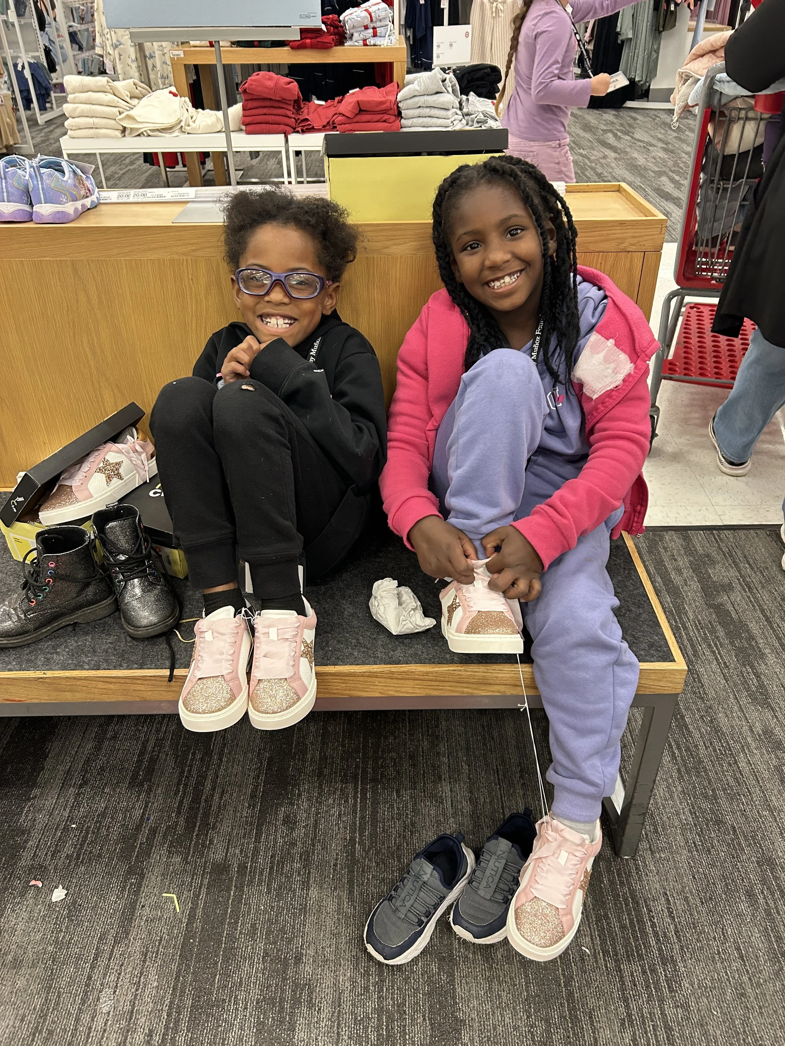 Oyler Students Trying on Shoes at Target_AMF Phone Photos.JPEG