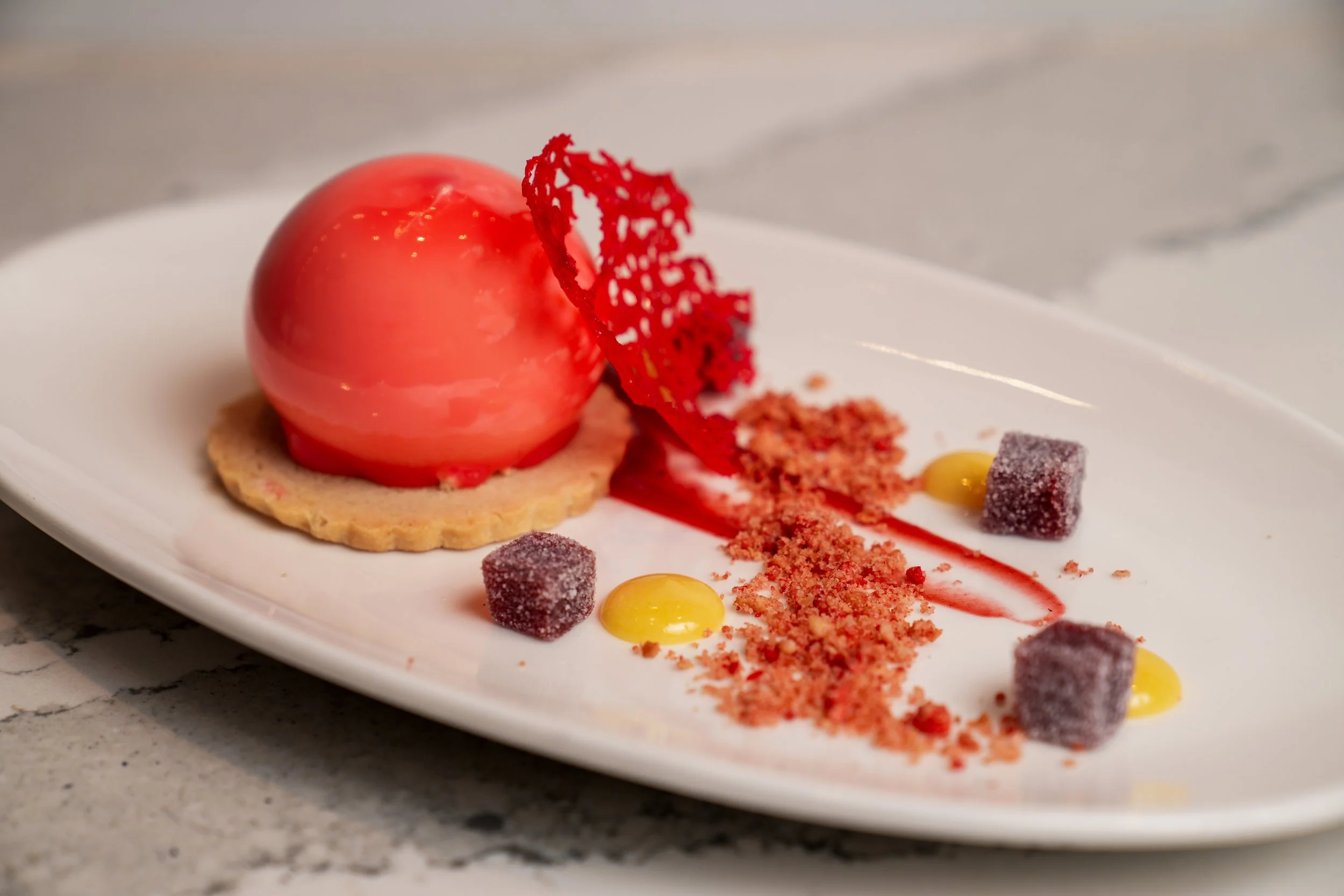 Cincy Curly Foodie Travel Girl Strawberry &amp; Yuzu Shortbread