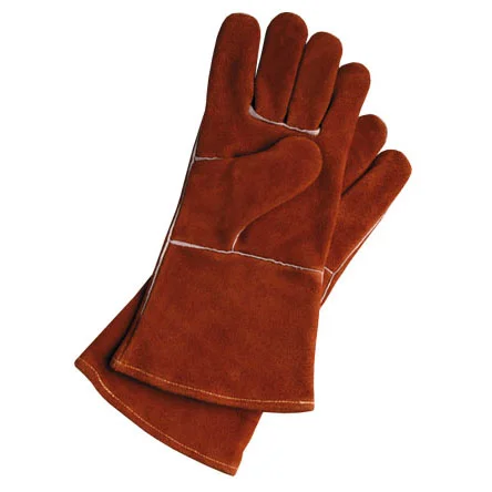 Leather Gloves Short or long, black 0r orange.