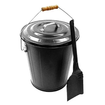 Ash Bucket & Shovel Set Keep your fireplace free of ash & under a tight lid.
