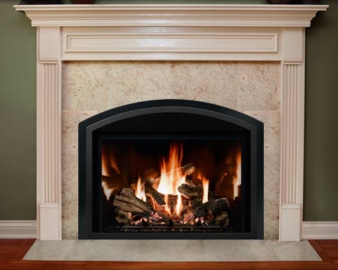 Fireplaces Smith May Inc, Curved Gas Fireplace Insert