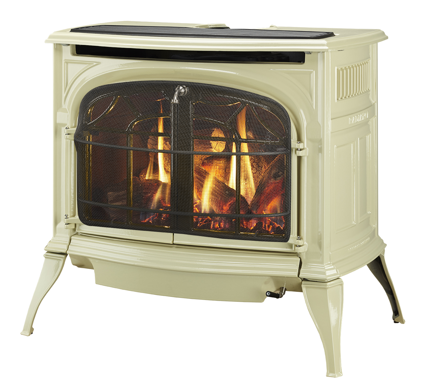 Large Front Glass Cast Iron Wood Burning Stove Manufacturers and