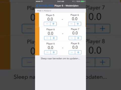 Live Tournament Software — Douwe Homans