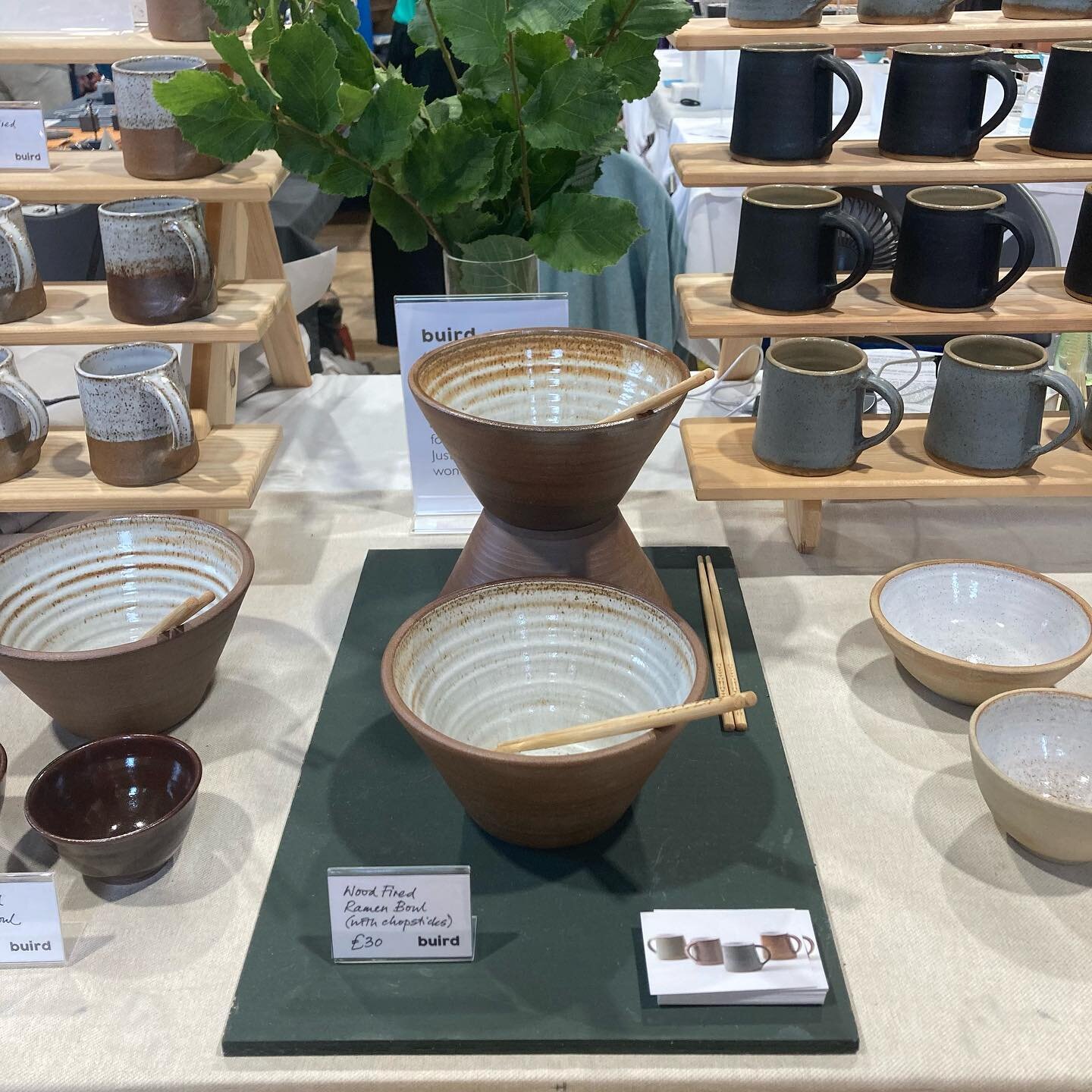 Day 2 of @wirksworthfestival Art &amp; Architecture Trail today. You can find us in the Maker&rsquo;s Market in Wirksworth Town Hall 😀
.
.
#wirksworthfestival 
#derbyshirepottery 
#woodfiredceramics 
#stonewaretableware