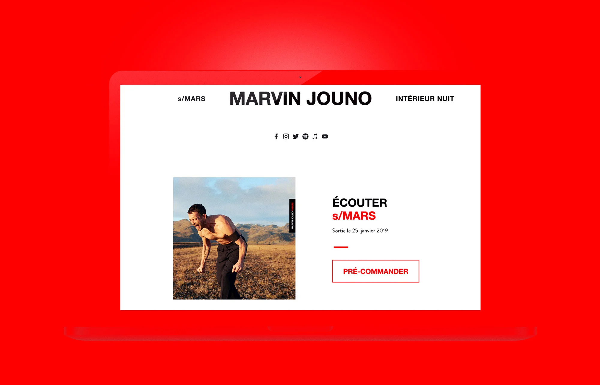 Marvin Jouno site internet