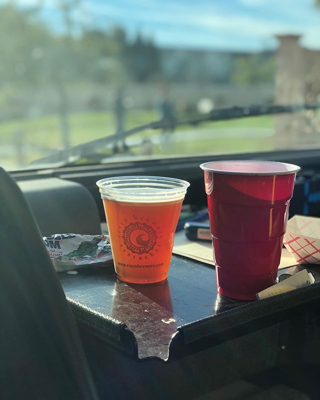 Friday afternoon dashboard views😍 Thanks for asking us to come feed your awesome staff @ciscoportsmouth, and for the tasty beverage😉 #freefunfriday #itsfiveoclocksomewhere #closeenough