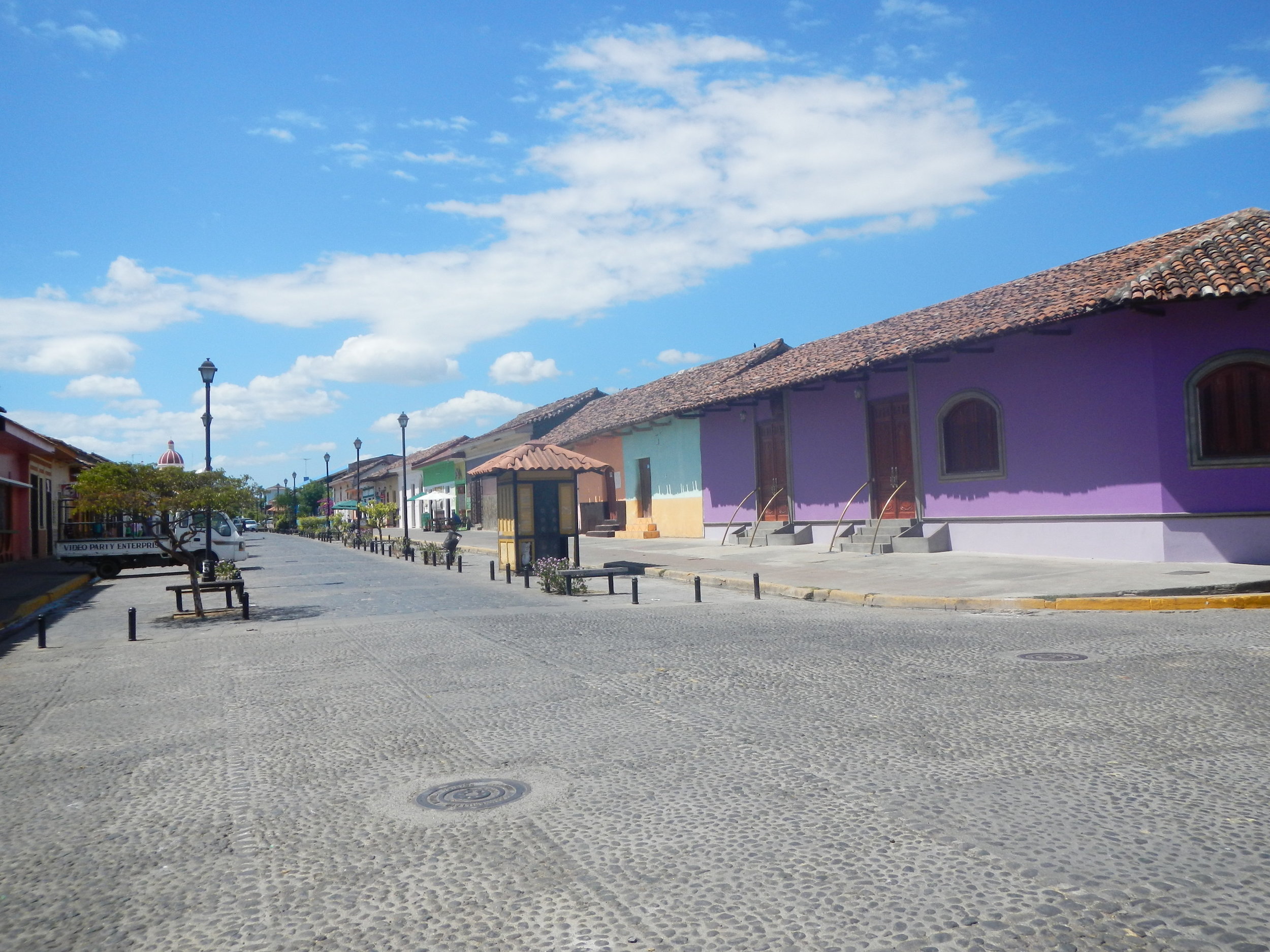 Colourful buildings in Granada 