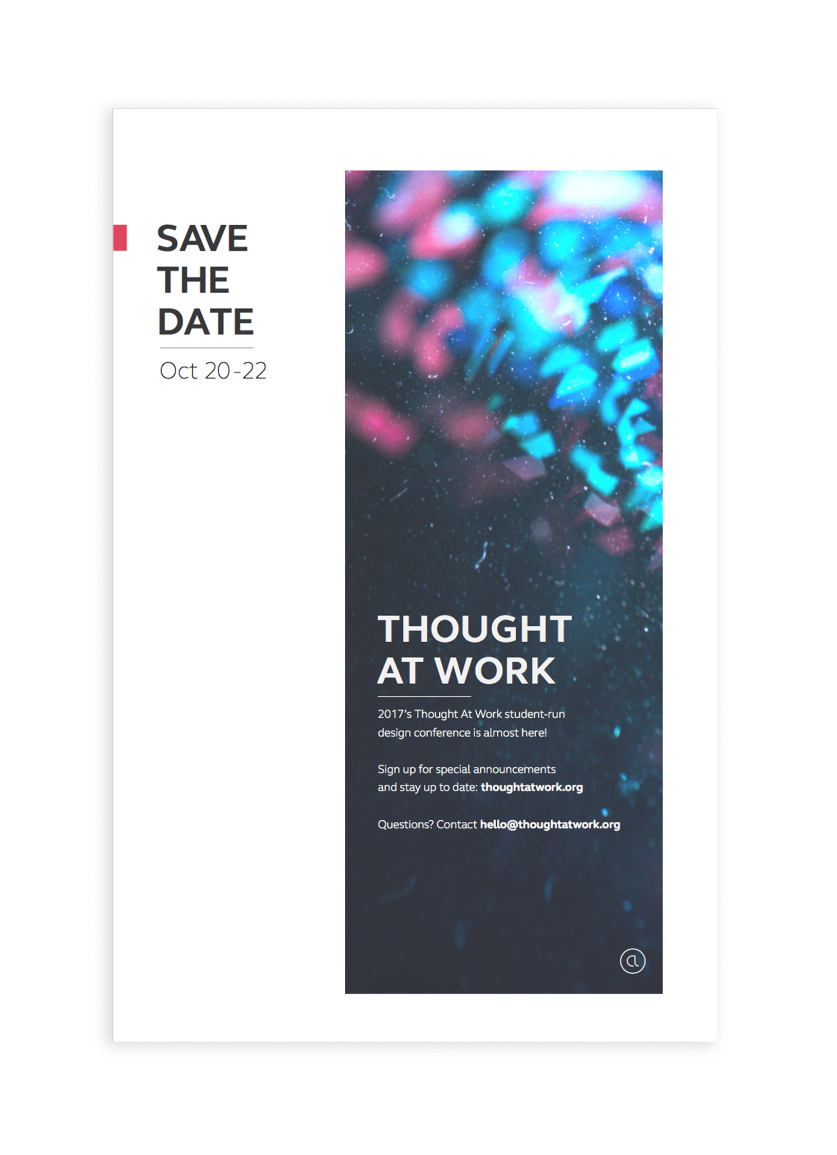 SAVE THE DATE POSTER