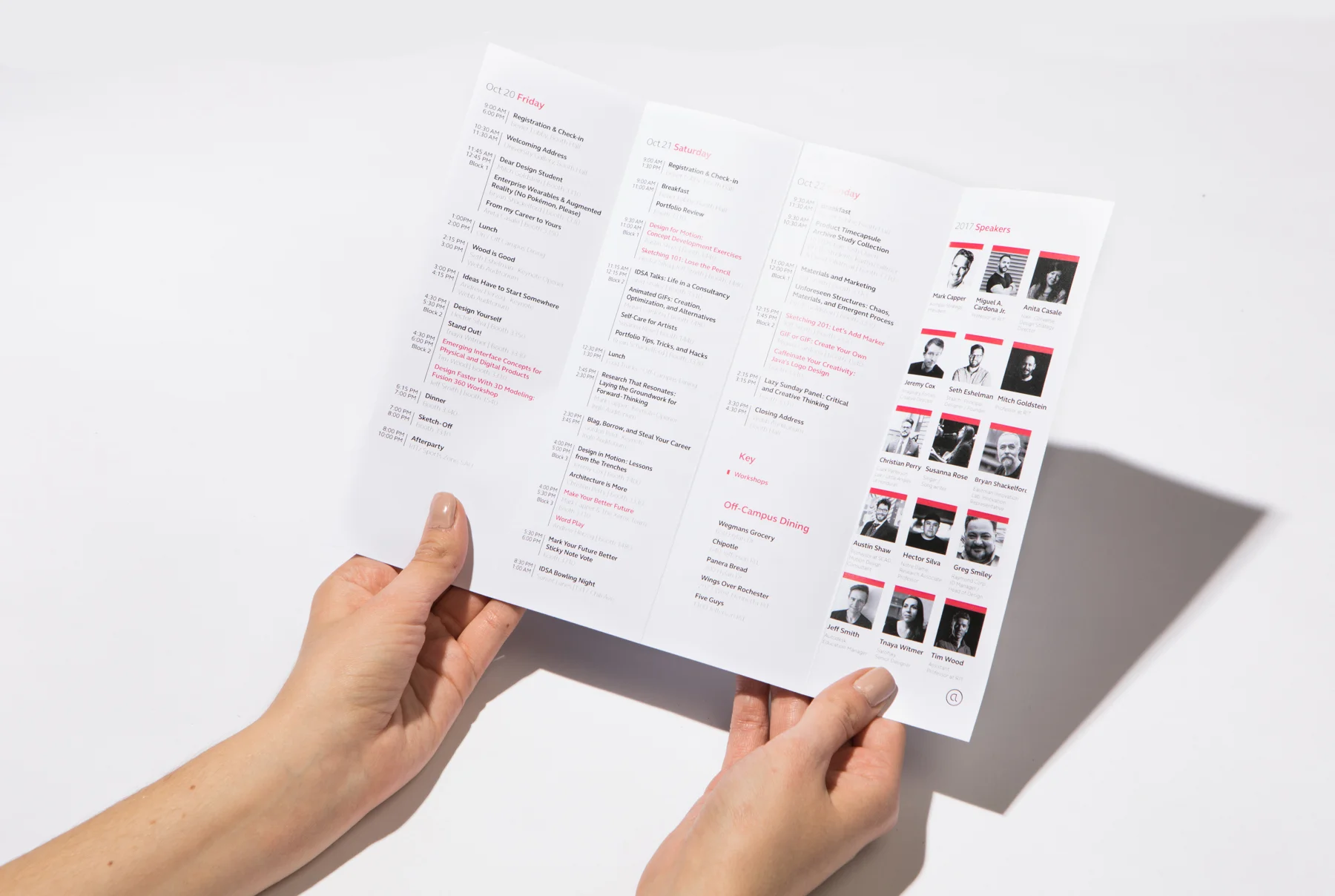BROCHURE AND EVENT SCHEDULE