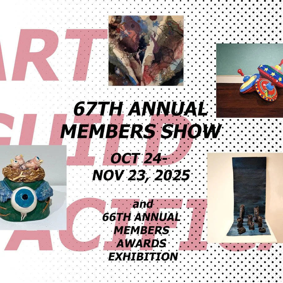 The Annual Art Guild of Pacifica member show opens Friday, October 24. Reception that night, 7 - 9p @sanchezartcenter