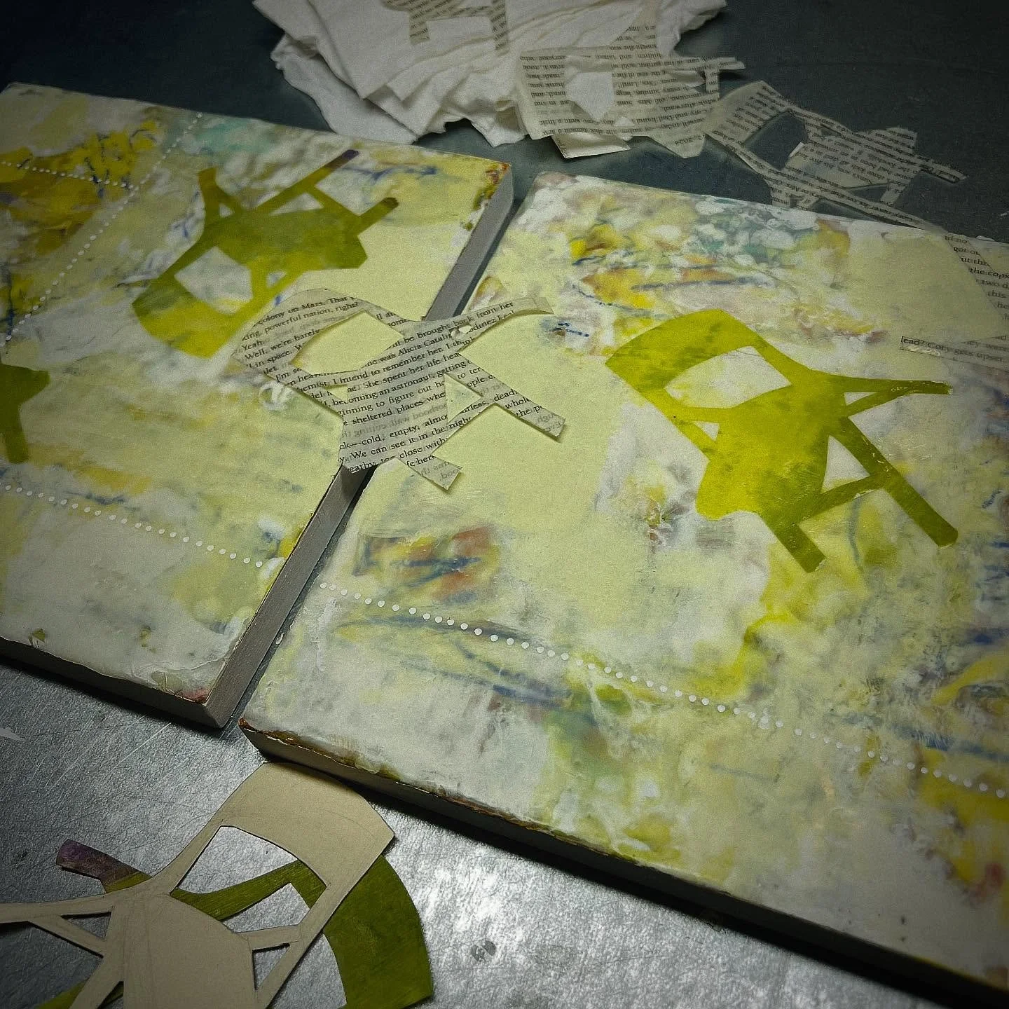 Working on more pieces&hellip;in my &ldquo;have a seat&rdquo; series.

Inspired by Shirley Chisholm, &ldquo;if they don&rsquo;t have a seat at the table for you, bring a folding chair.&rdquo; Take up space. Be you. Represent.

Also to Alabama Slamma,