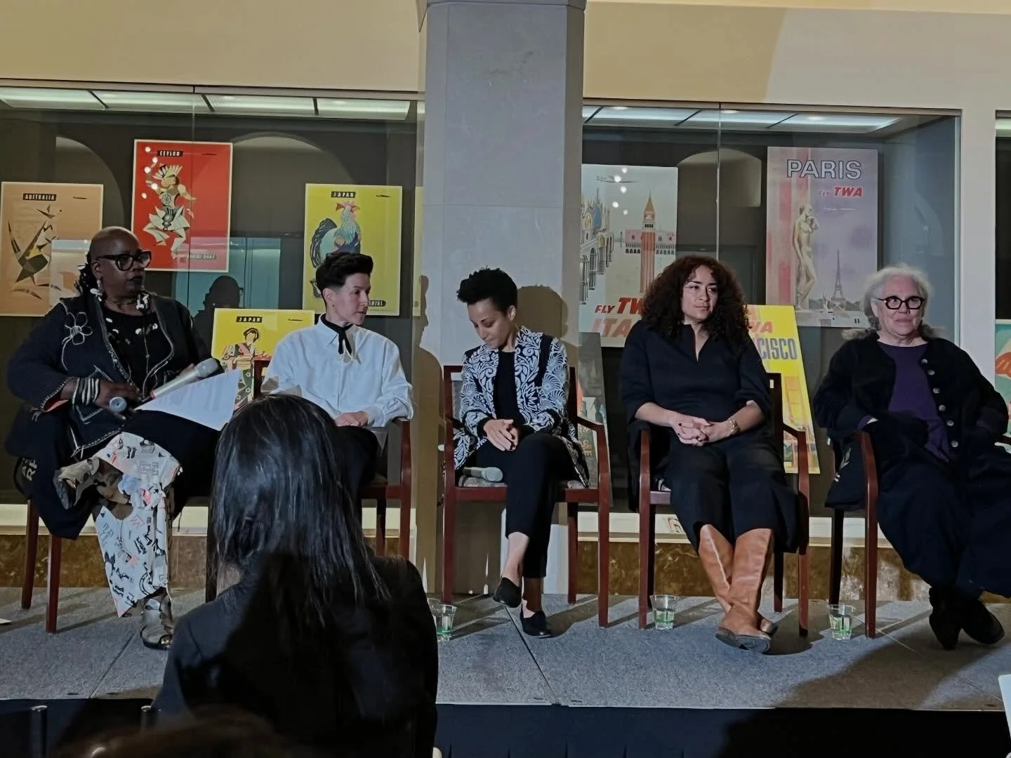 Fan Girl moment. Hearing these wonderful artists brought together through the @sf_arts_commission. Thank you all for this inspiring 2 hours of your time.

@blublakwomyn 
@tallersanaa 
@adiamillett 
@alison_saar 
(Not in snap, but joined remotely) Eve