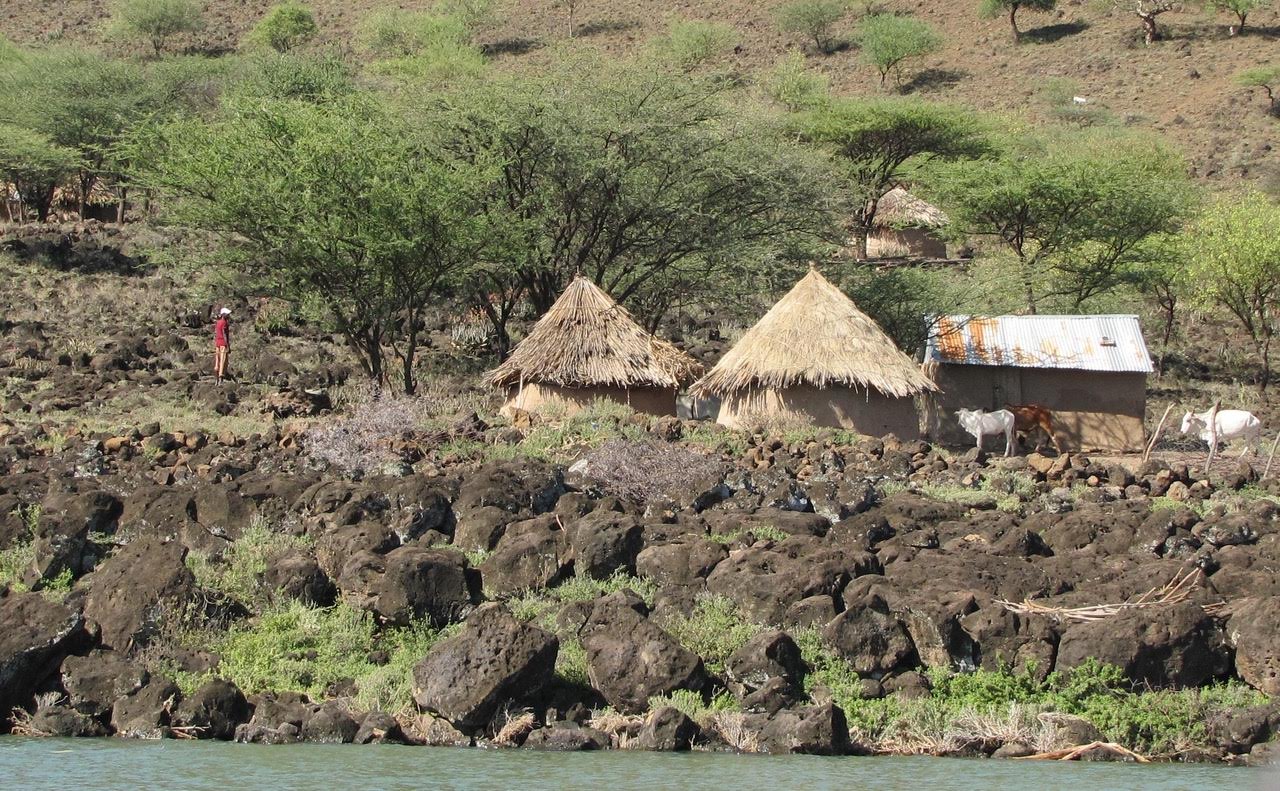 A Kokwa Island resident at his home