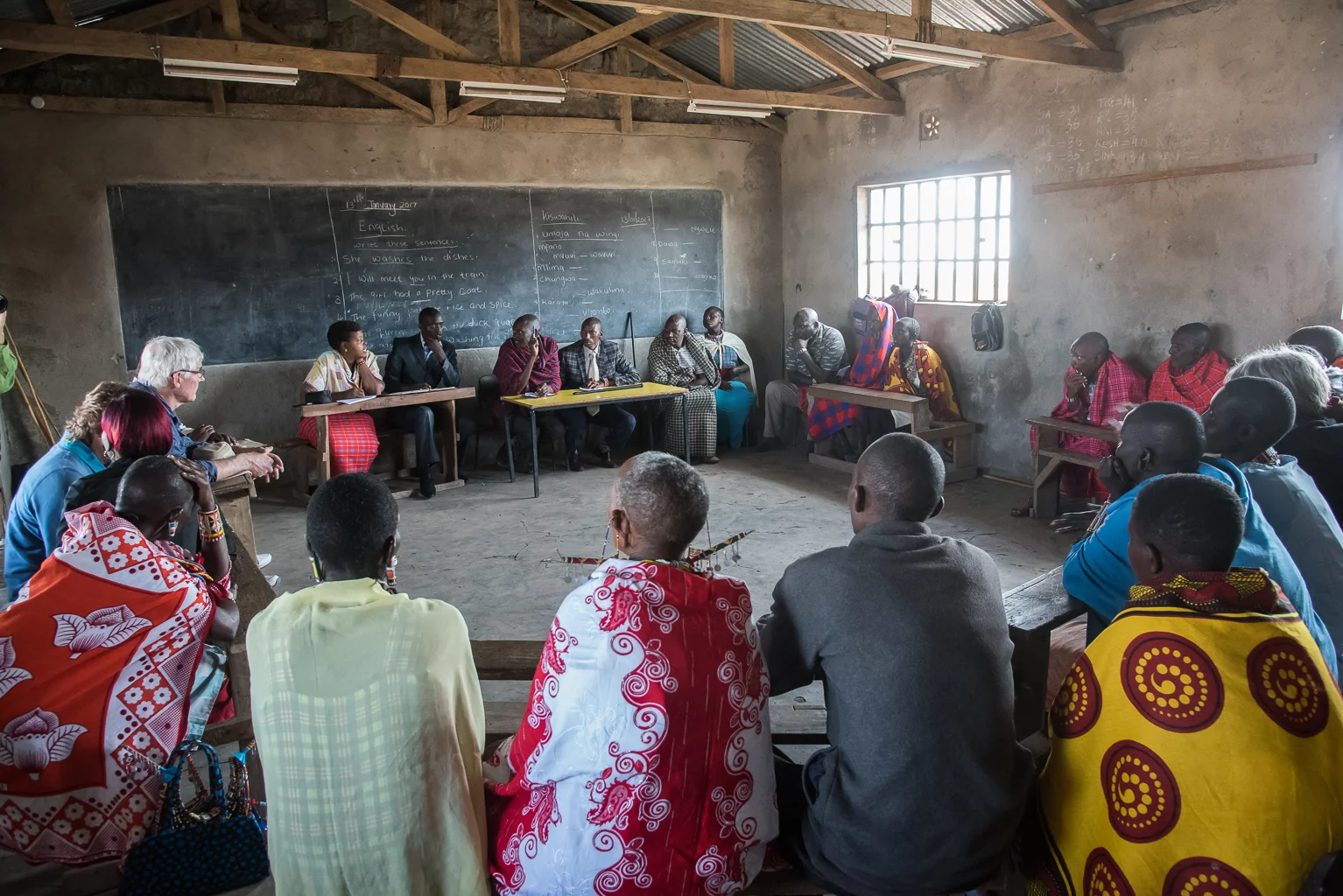 Meeting with the Board of Management at Endonyio Sidai Primary School