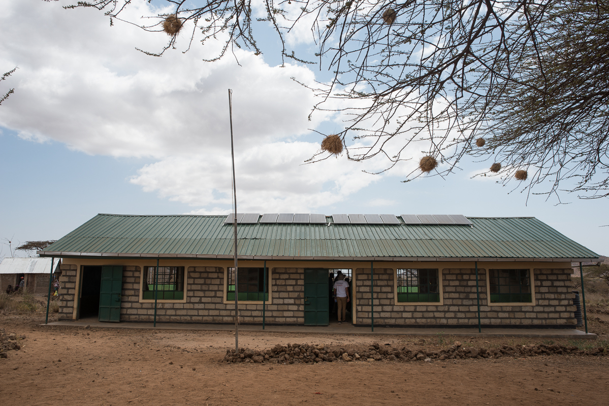 First two classsrooms of the new Kachiuru Primary School