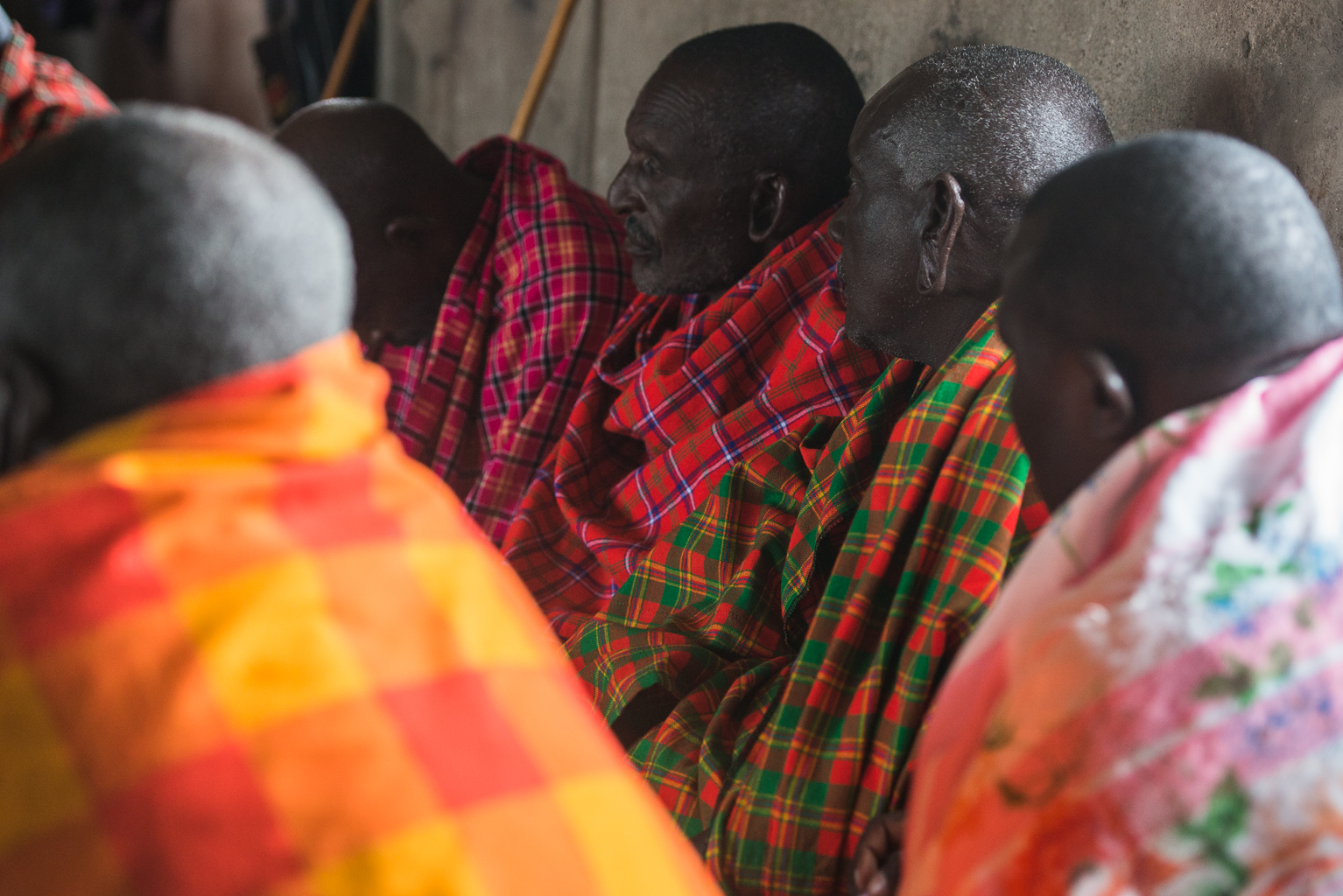 Elders at a  school meeting  