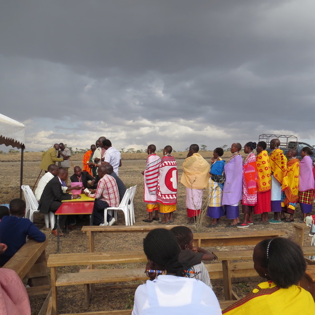 2015 community fundraiser for the final classroom. 