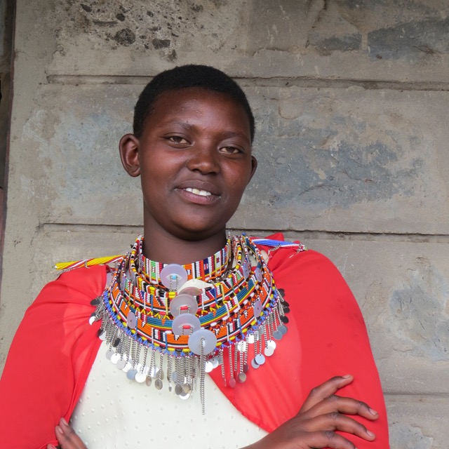 Endonyio Sidai Scholarship student Diana Kipaliash in 2015
