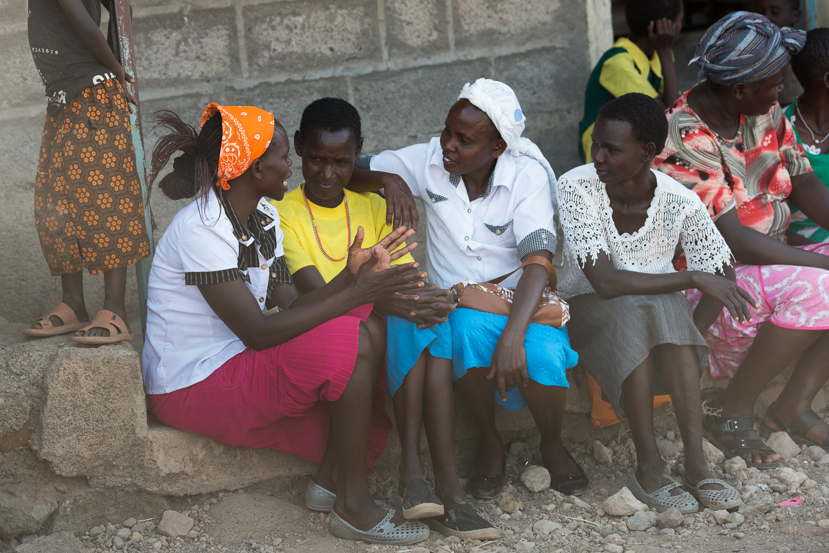 Mothers at Kokwa Primary