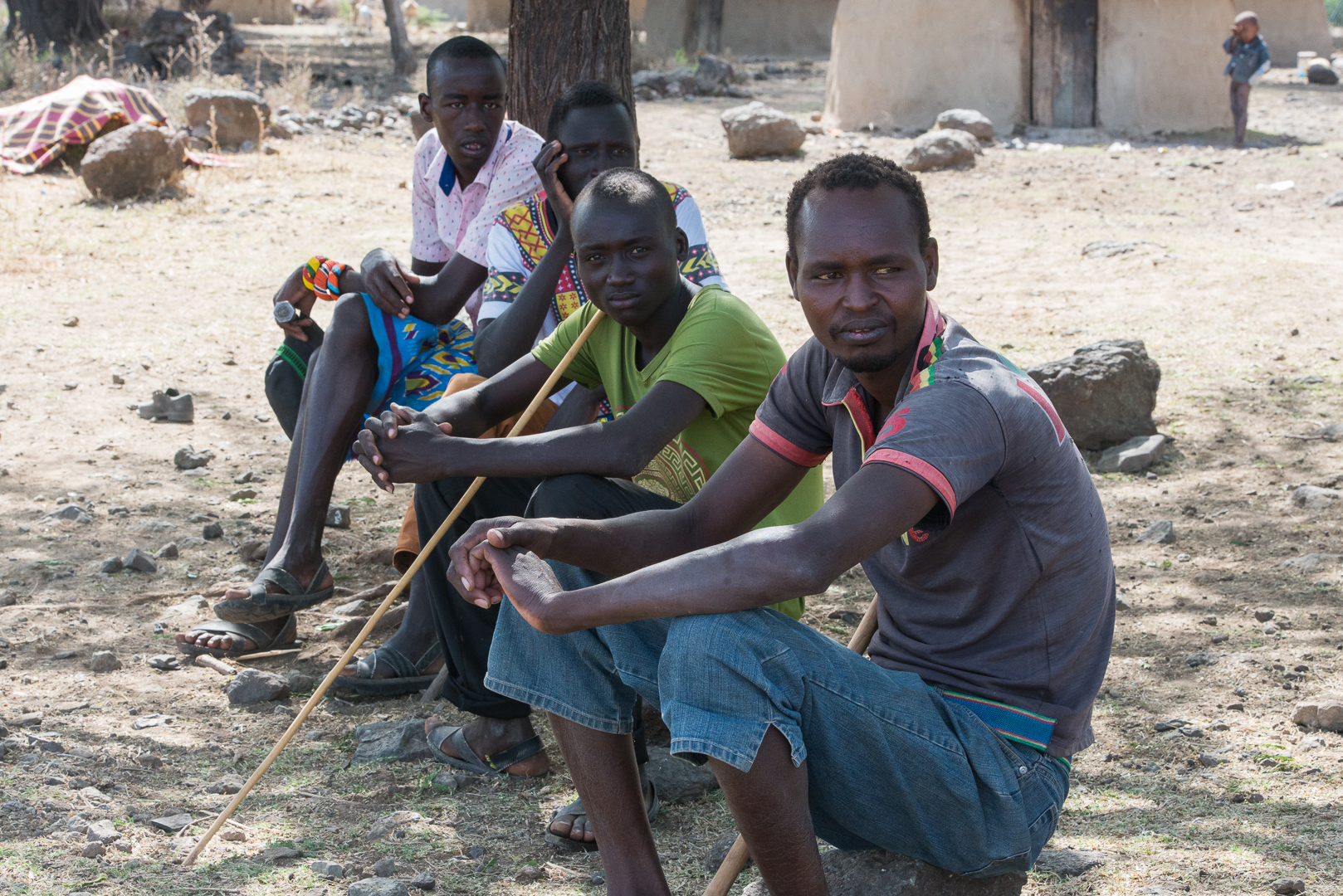 Young men at Kokwa