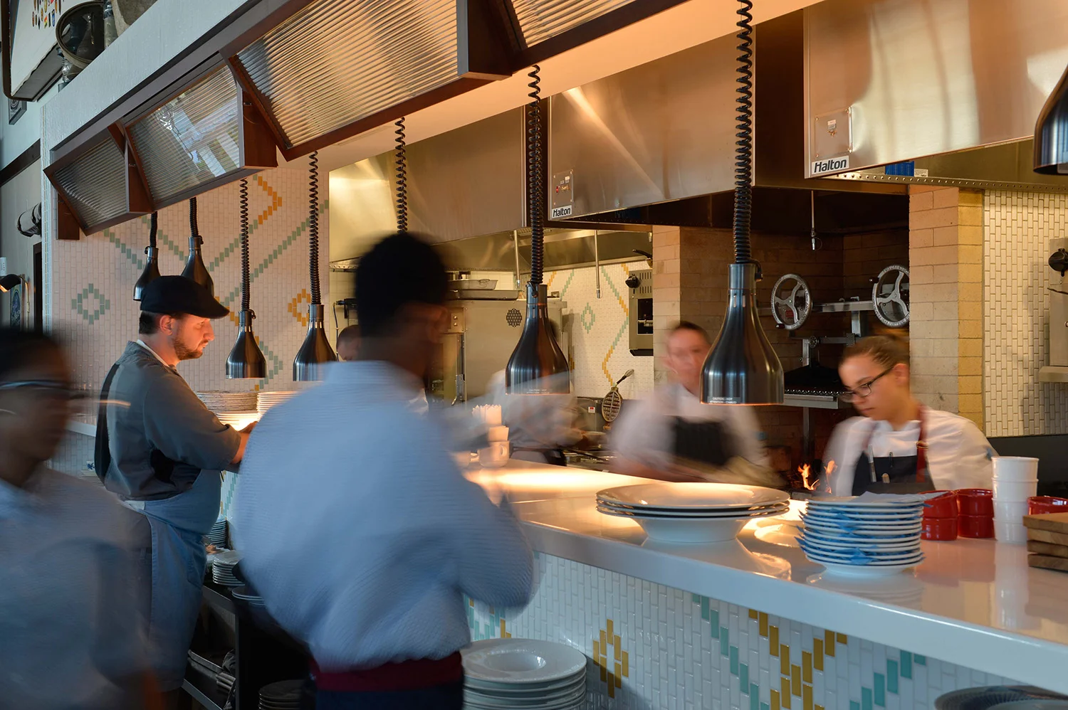 Marcus' restaurant staff, Hamilton Princess Bermuda.