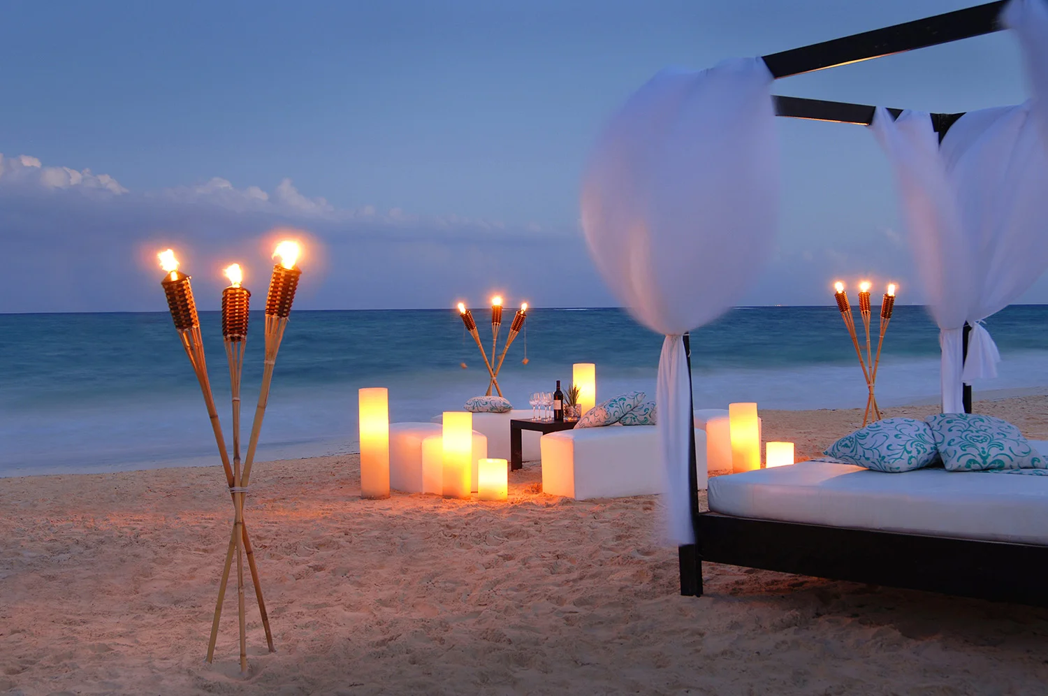 Night Beach Event Mexico.