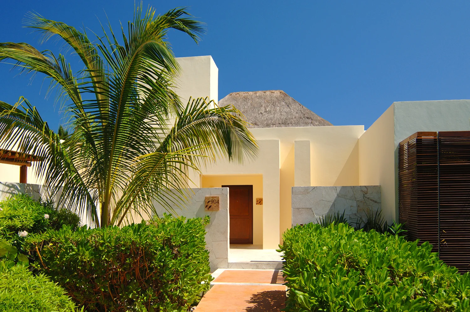 Beach casita entrance, Mexico