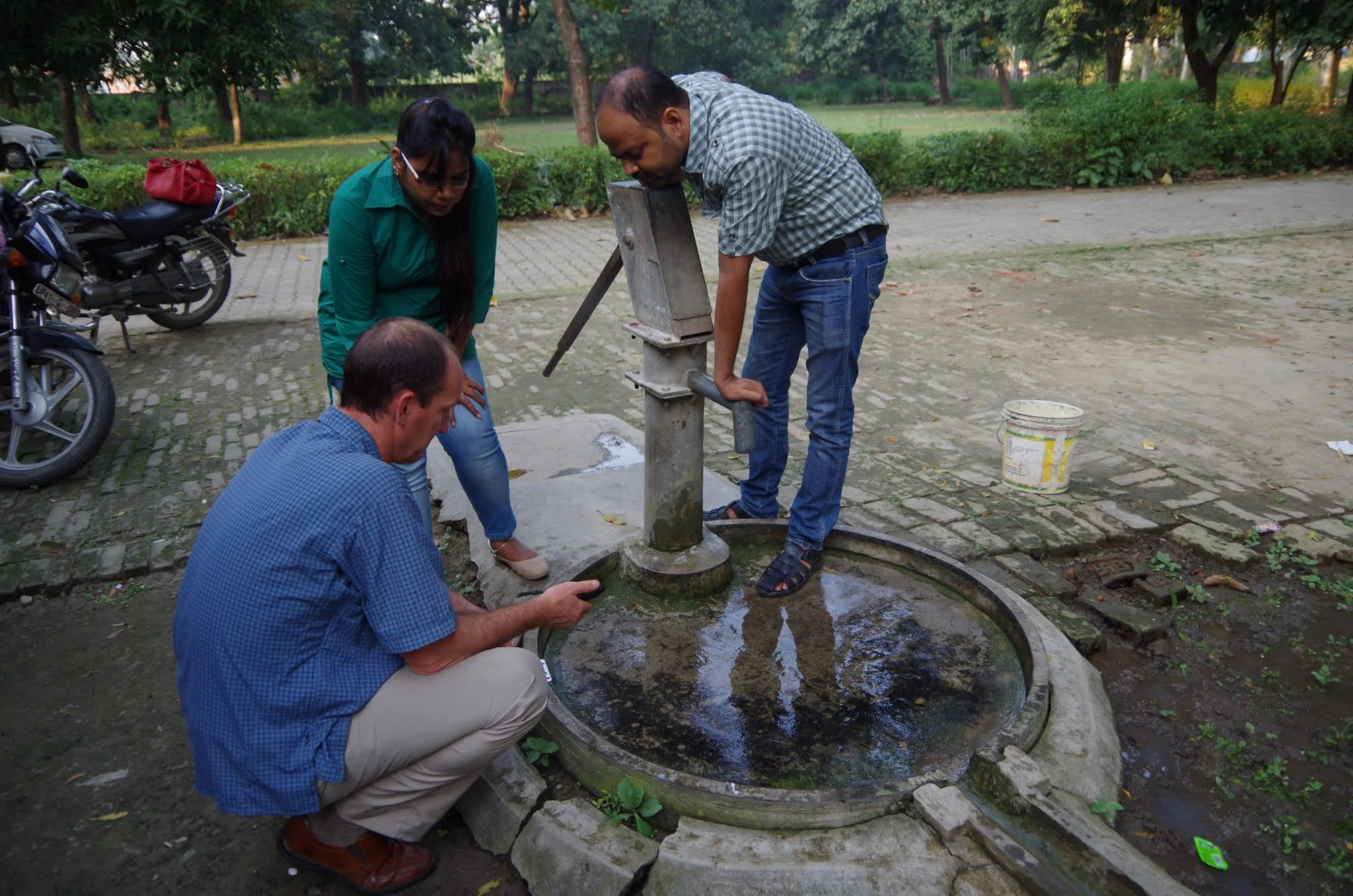 Screening well water quality in India