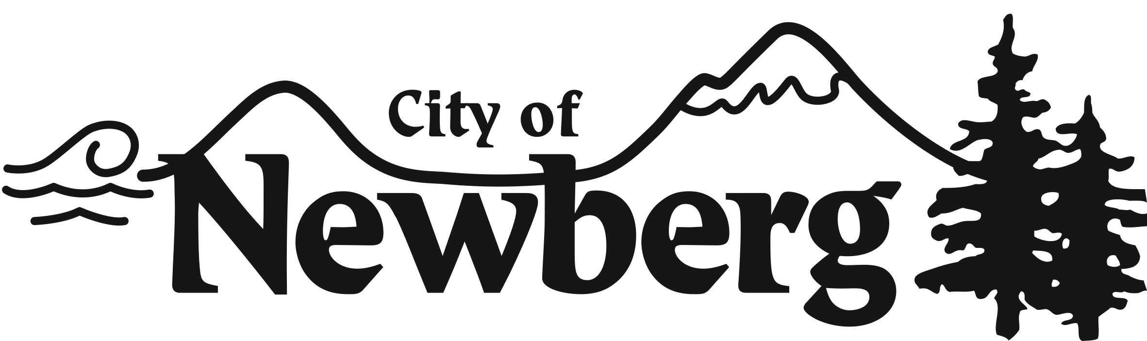 City of Newberg Logo Black - Transparent.png