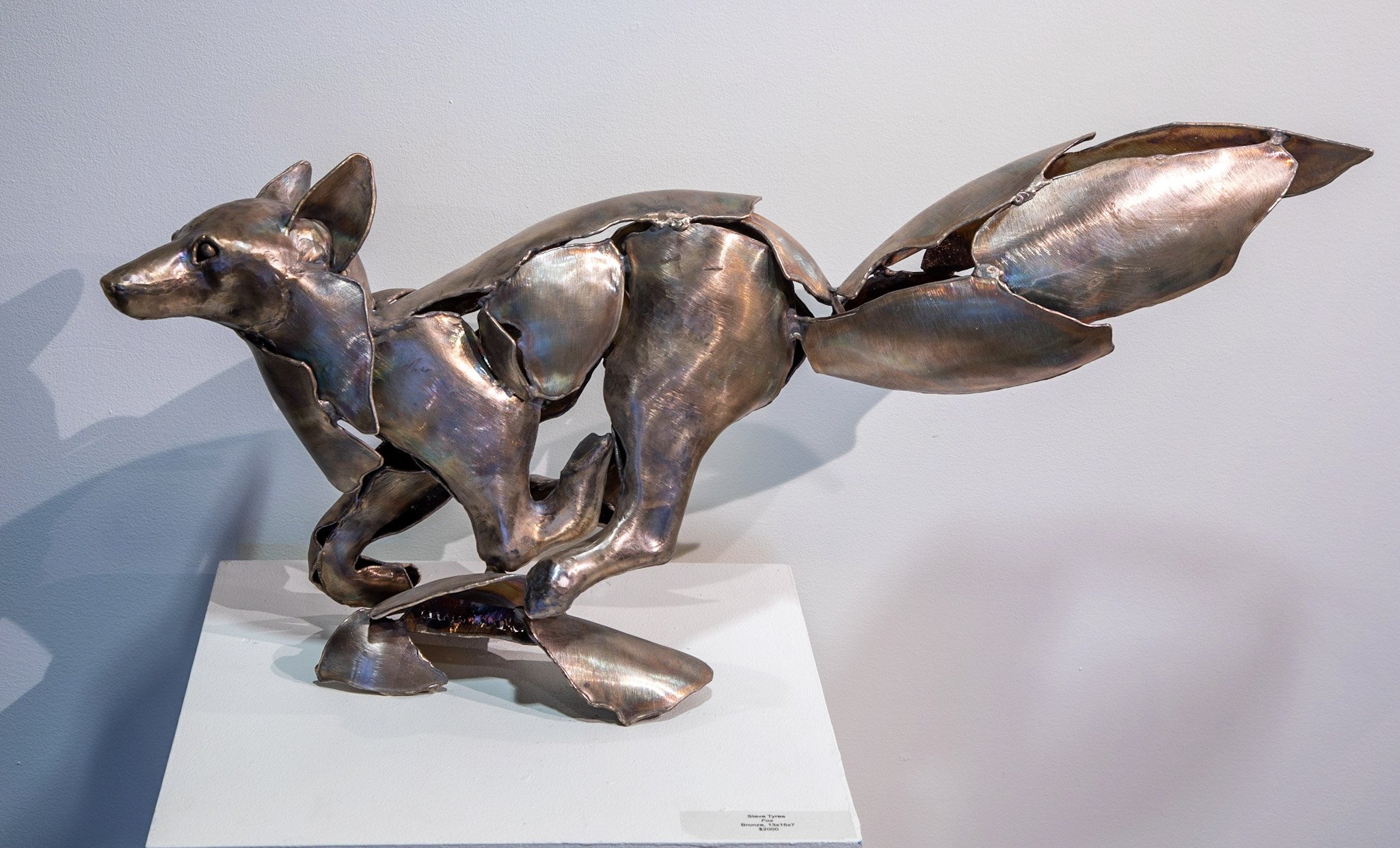 Steve Tyree, "Fox," Bronze Sculpture