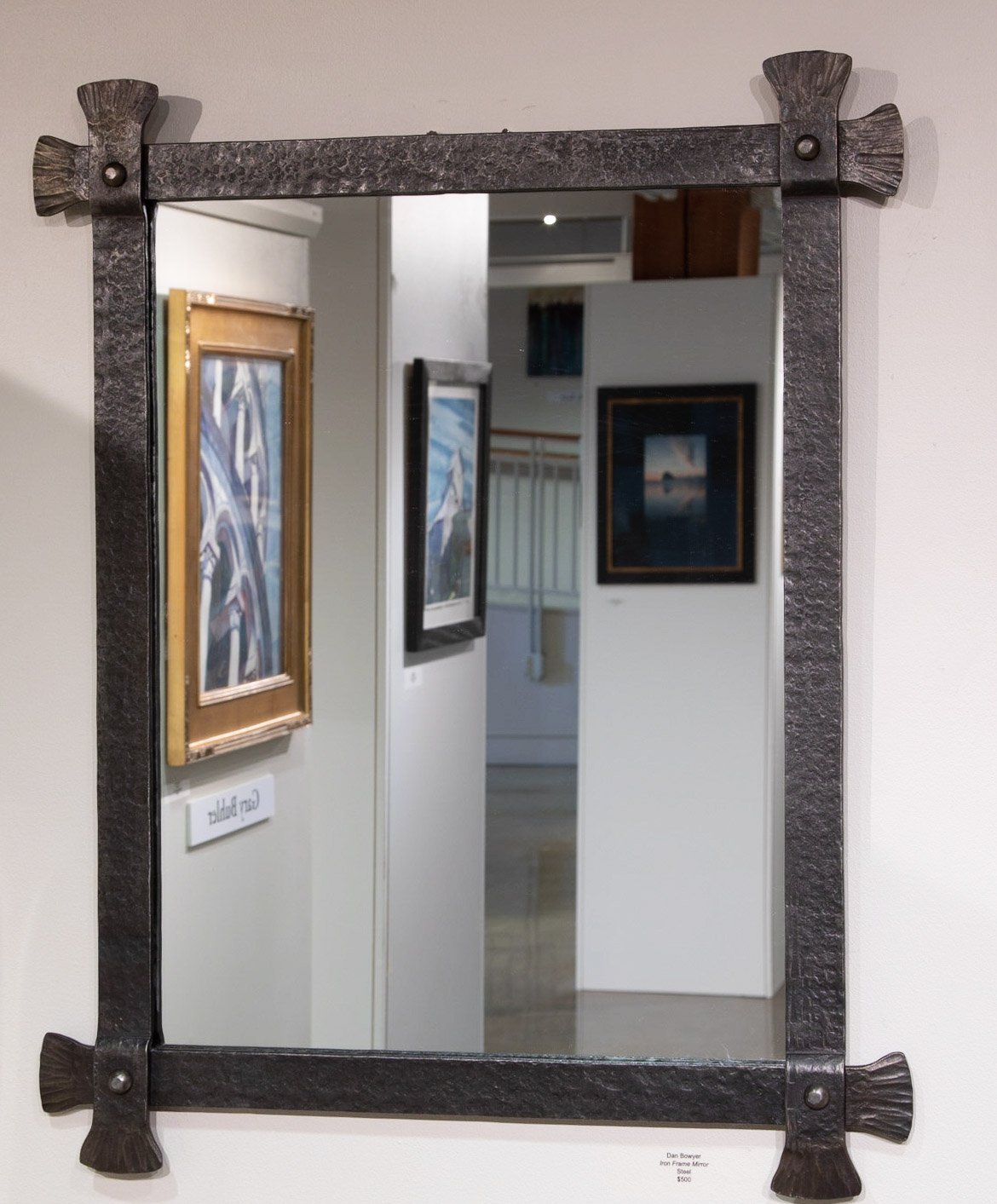 Dan Bowyer, "Iron Frame Mirror"