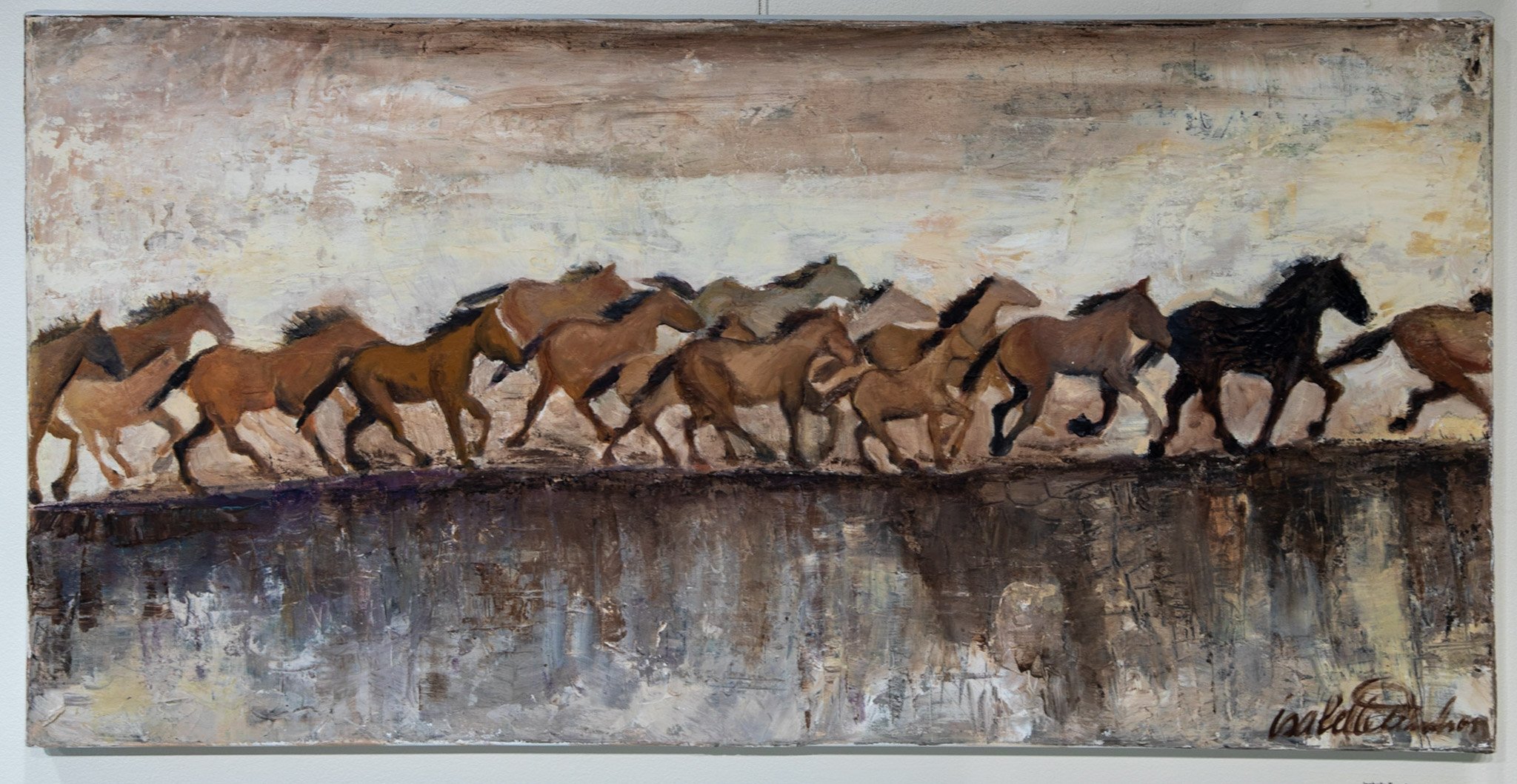 Isabelle Trunchon, "Kiger Gorge II," Oil