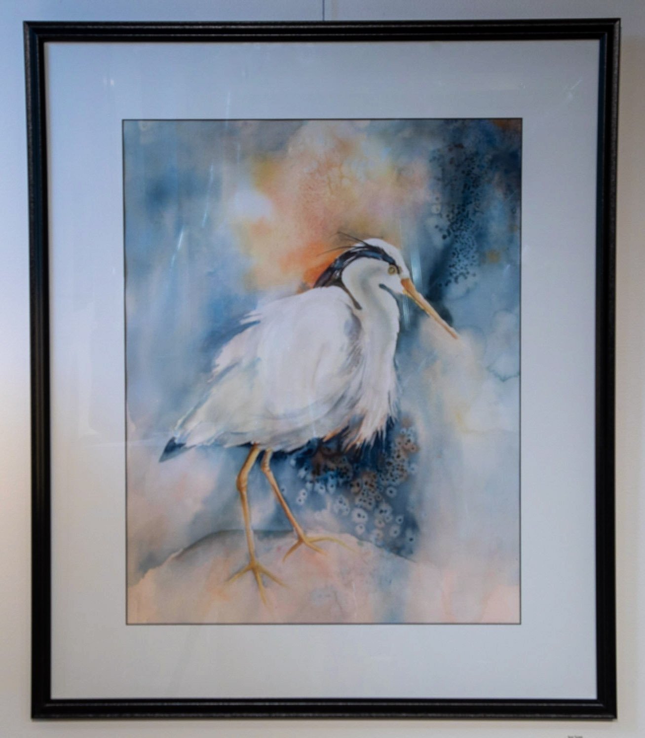 Toni Tyree, "Heron," Watercolor