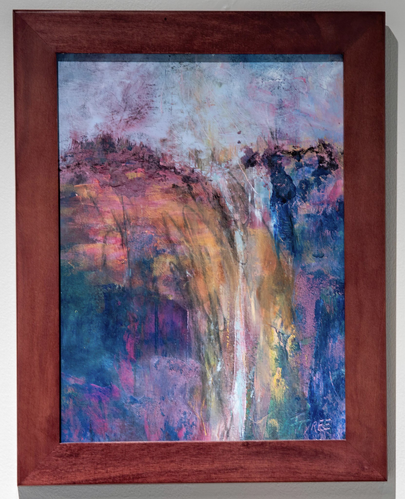 Toni Tyree, "Waterfall," oil