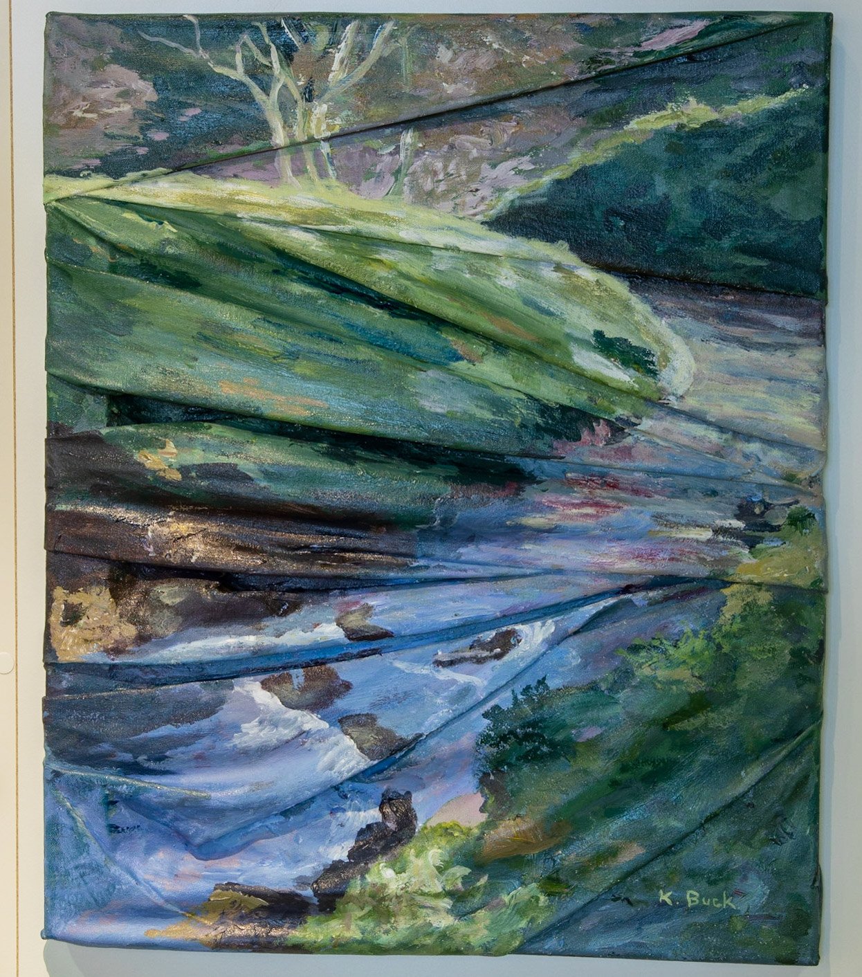 Kathleen Buck, "Layered Landscape"