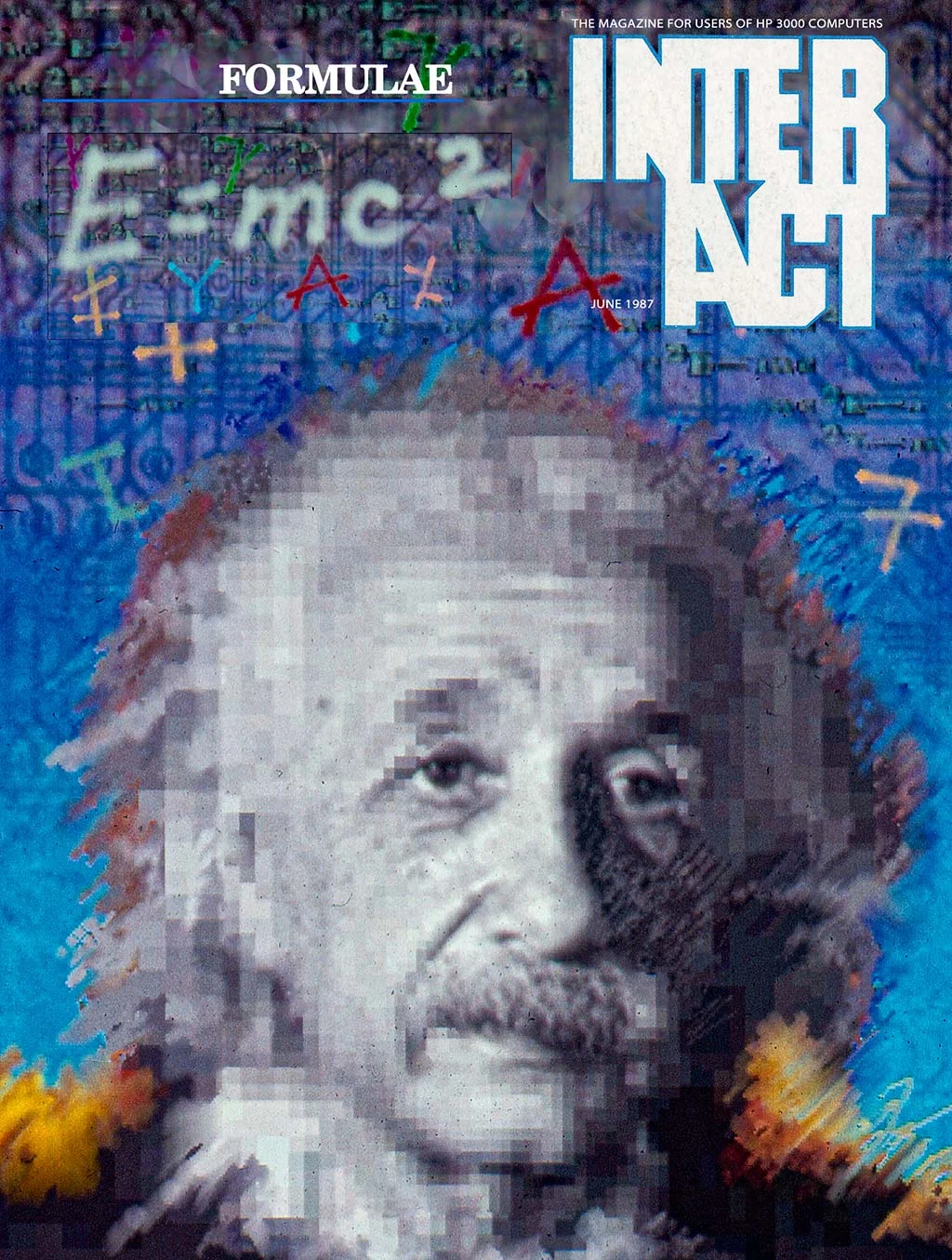 Interact Magazine Cover, Interact magazine, 1987