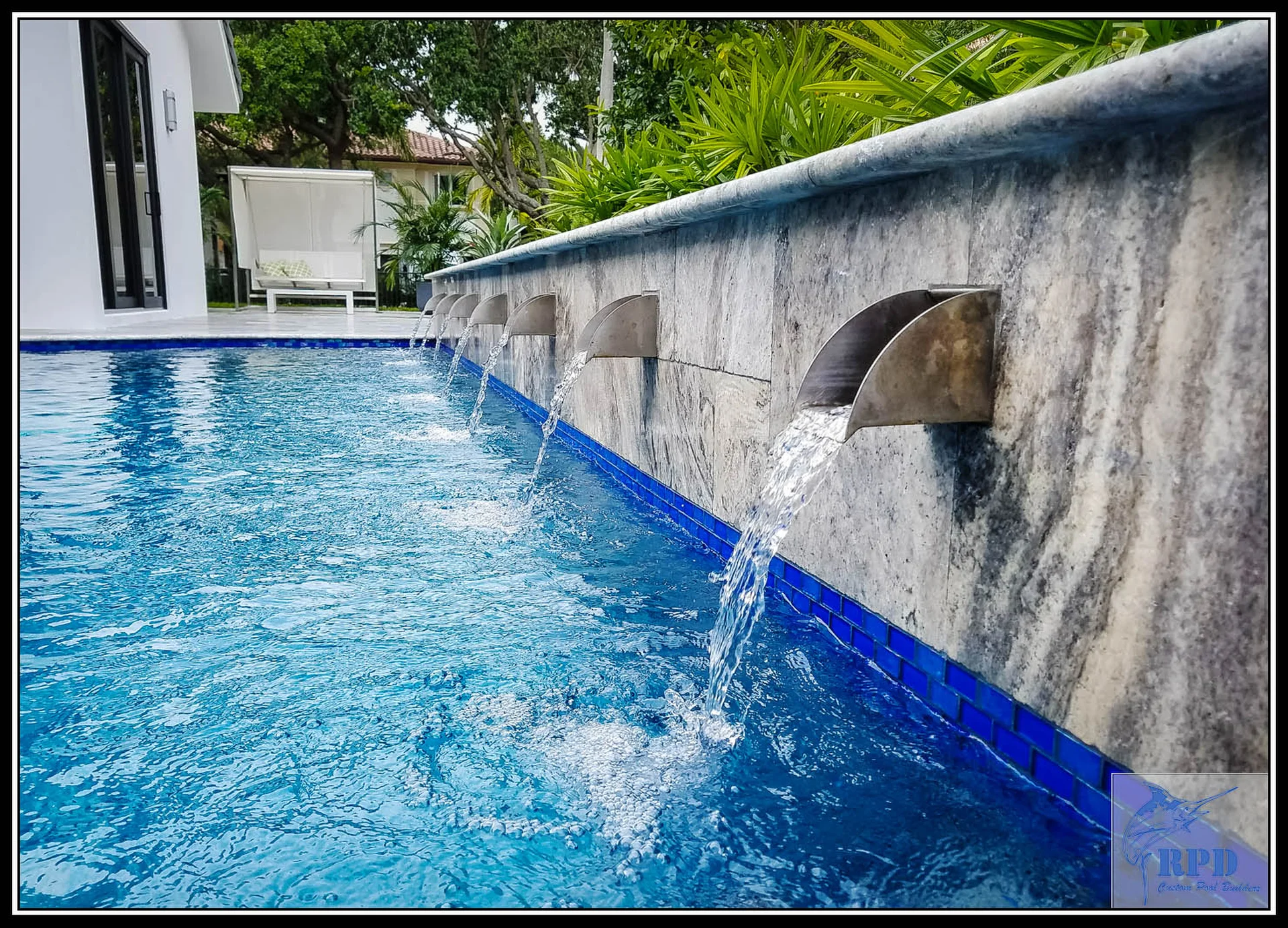 water features, other options, tile coping