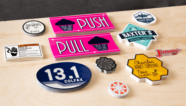 Custom sticker spread