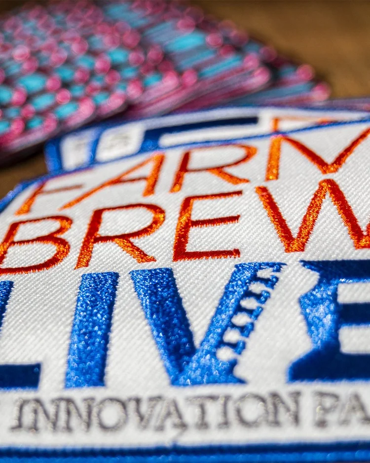 Custom embroidered patch