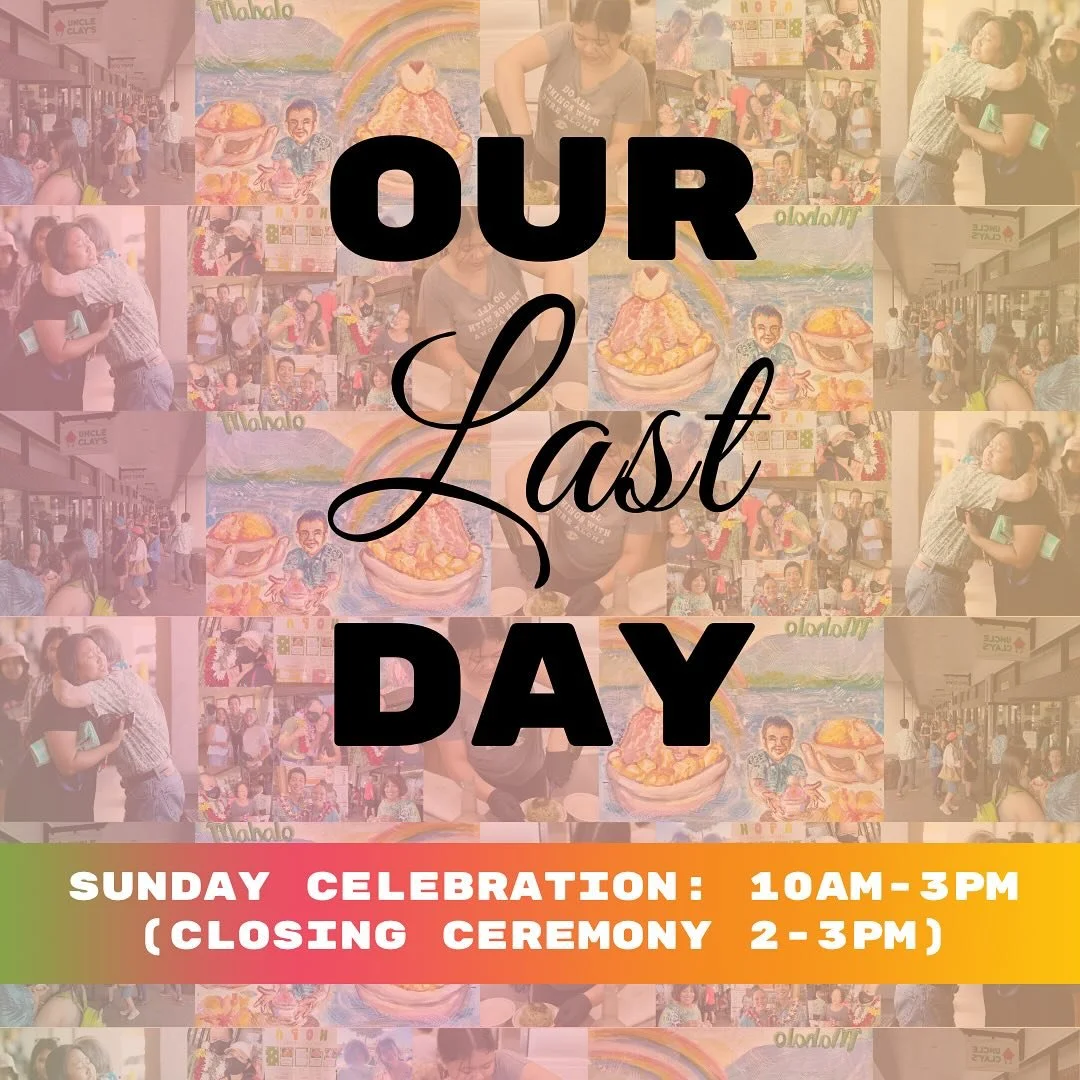 🌺 Our Last Day 🌺
 Dear HOPA &lsquo;Ohana,
 This is it&mdash;our final day together at Uncle Clay&rsquo;s House of Pure Aloha. 💖
 Today, we gather one last time to celebrate the journey we&rsquo;ve shared, the memories we&rsquo;ve made, and the lov