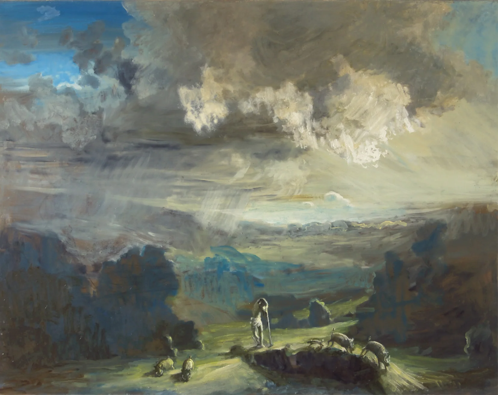 Swineherd 130x105cm, 2013