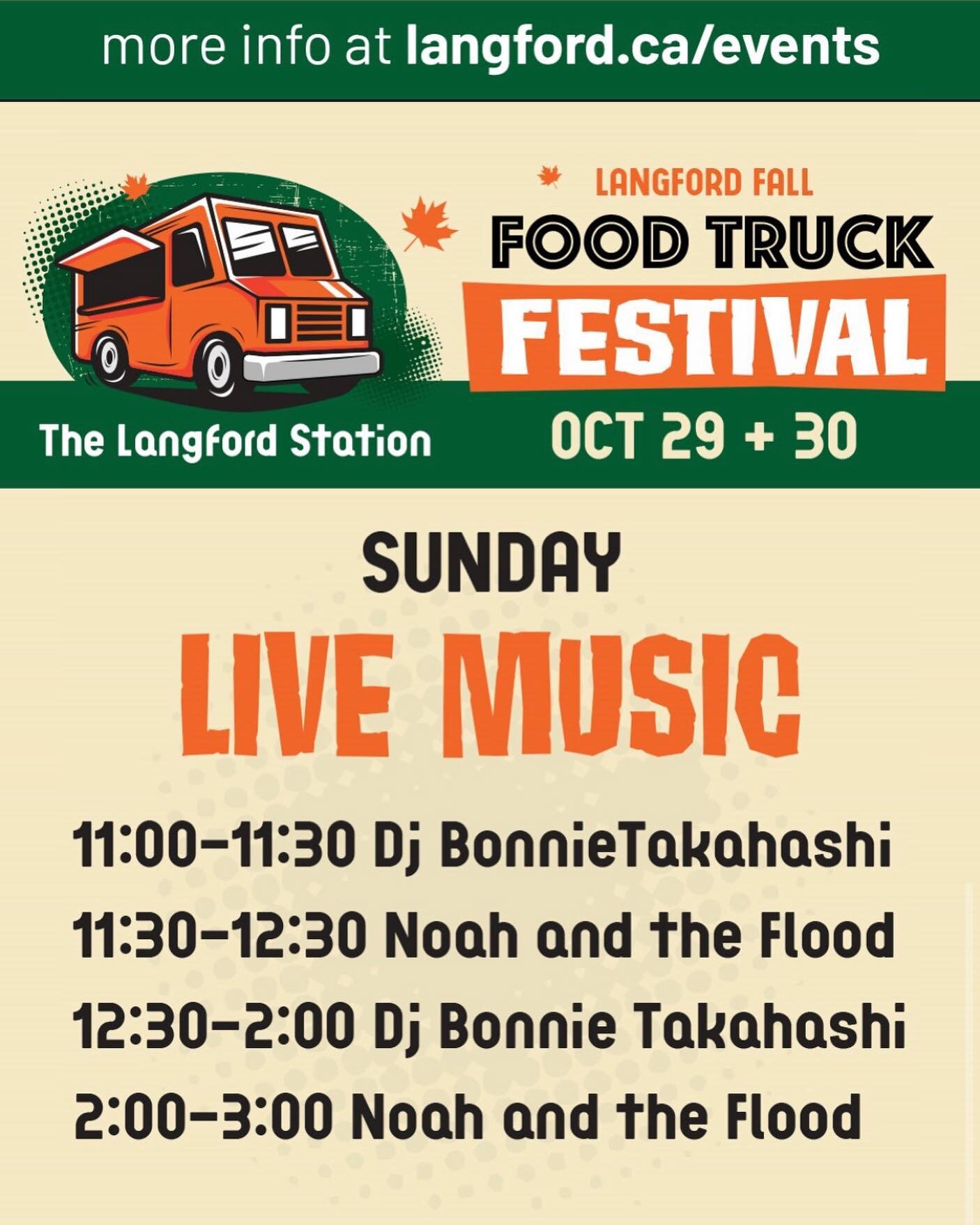 Excited to be at the @cityoflangford Food Truck Festival this Sunday playing some covers with the lads! This is a rain or shine event and there will be tents and heaters so come hang with us! #covers #foodtrucks #spookyseason