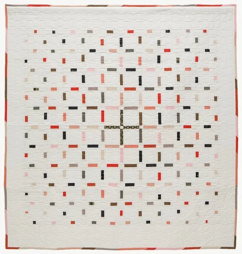  "Thai Eclipse," a quilt made as a wall-piece for a couple for their new home in Portland, Oregon. This design would work well for a wedding quilt, per the designer.  Photo : Dan Kvitka 
