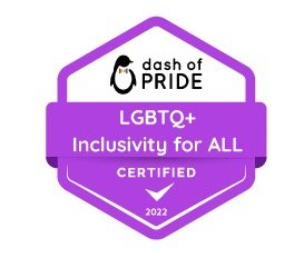 The Dash of Pride Logo, Inclusivity for All
