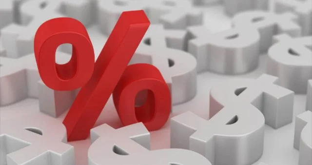 A percentage icon representing refinancing