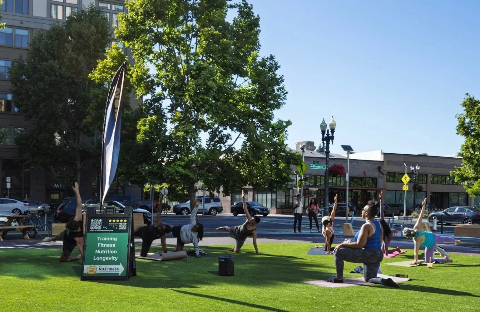 NuFitness x Northlake Community, Outdoor Yoga Session with DeShauna Oakland, CA July 2025